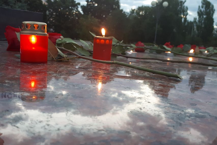 Старооскольцы провели акцию в память о начале Великой Отечественной войны