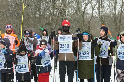 Как спортсмены Старого Оскола участвовали в «Лыжне России»