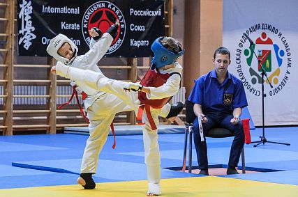 В Старом Осколе прошёл открытый чемпионат Белгородской области по карате кёкусинкай в дисциплине кумите