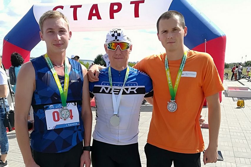 Старооскольцы успешно дебютировали в соревнованиях по триатлону