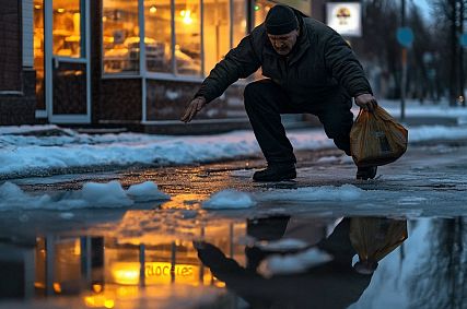 Староосколец отсудил 120 тысяч за падение на льду