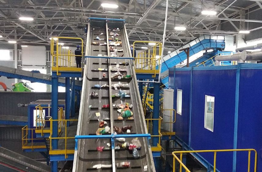 Первый российский автоматизированный комплекс по сортировке мусора запустили в Белгородской области