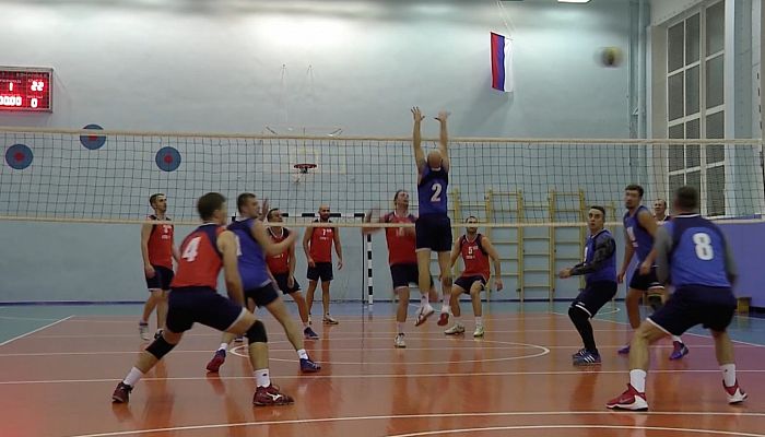 Соревнования по волейболу в рамках рабочей спартакиады ОЭМК