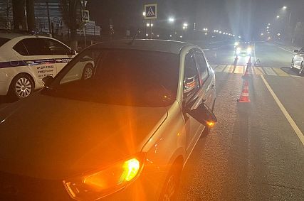 В Старом Осколе сотрудники полиции устанавливают обстоятельства наезда на пешехода