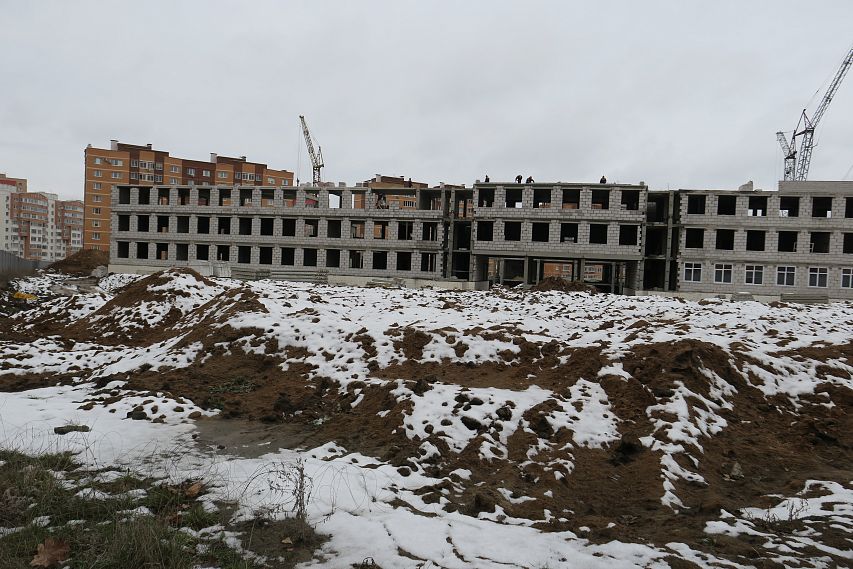 Администрация Старооскольского округа отчиталась о ходе строительства школы в микрорайоне Степной
