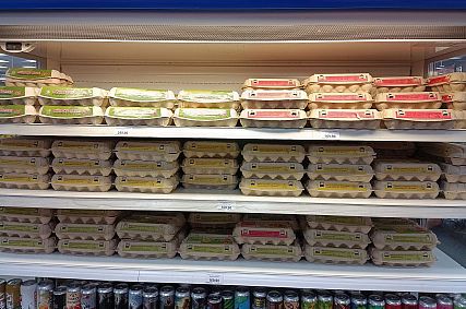 Яйца и овощи подорожали в Белгородской области в октябре