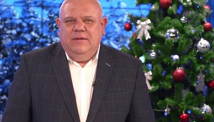 Поздравление с Новым годом от управляющего директора ОЭМК Сергея Шишковца