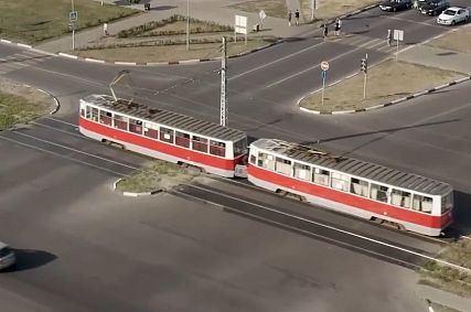 Старооскольскому трамваю исполнилось 45 лет  