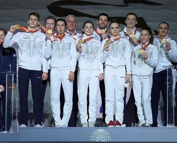 Старооскольские спортсмены завоевали «золото» на чемпионате мира по прыжкам на батуте